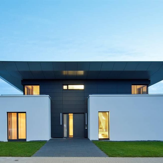 Neubau eines Wohn- und Passivhauses 