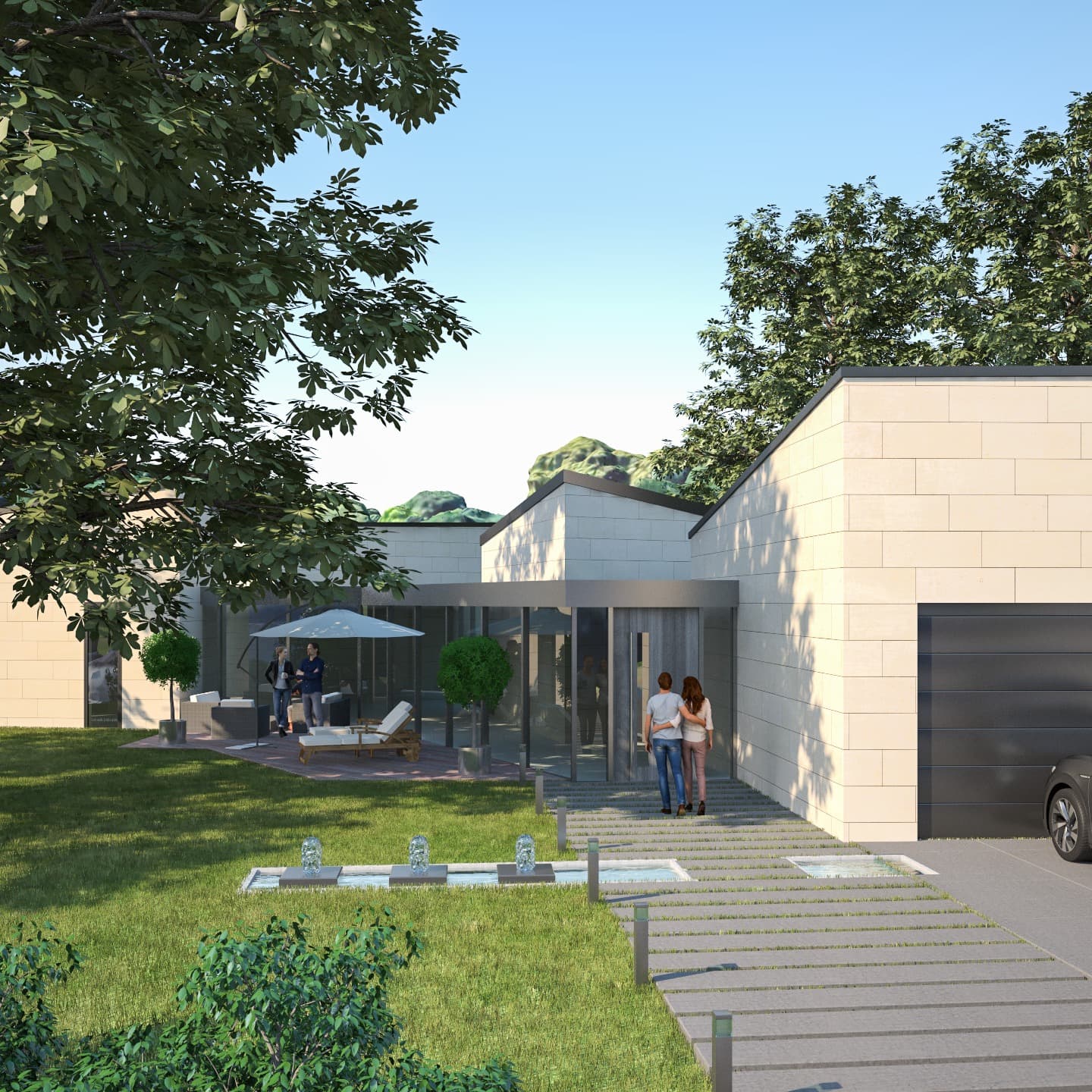 Neubau eines Einfamilienhauses