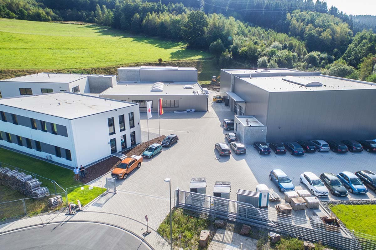 Erweiterung Lagerhalle, Produktion und Bürogebäude