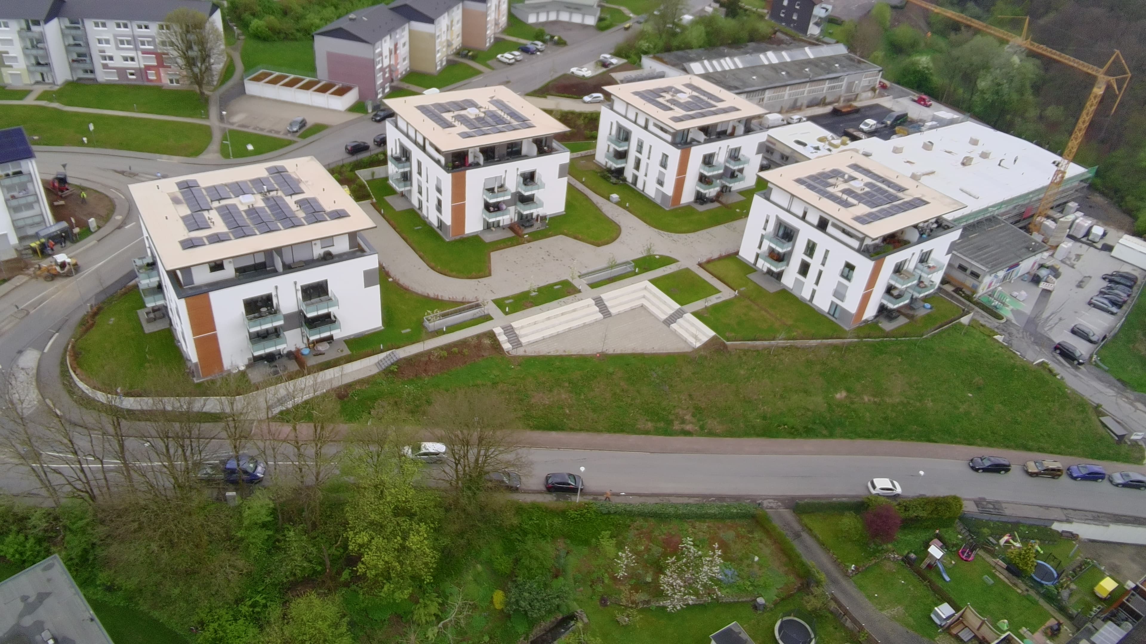 Neubau einer Wohnanlage mit 56 Wohneinheiten auf gemeinsamer Tiefgarage