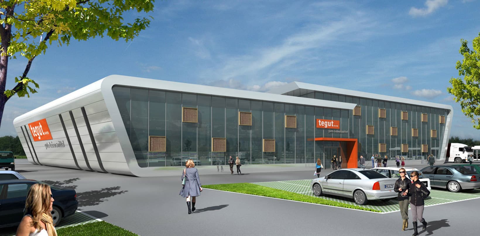 Einkaufscenter der Fa. Tegut