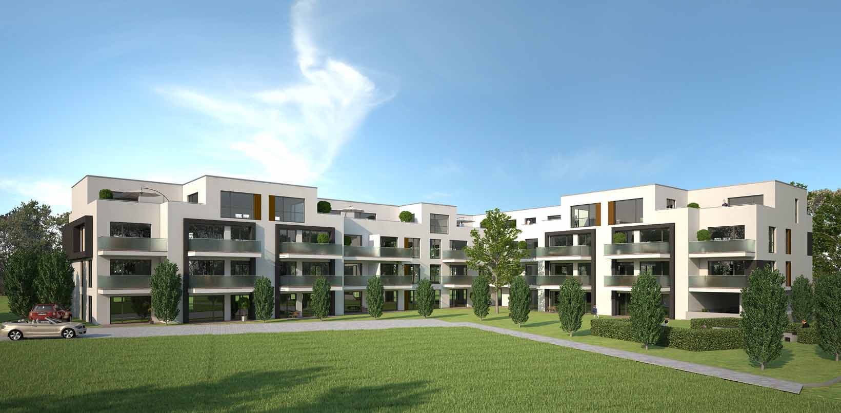 Schillerplatz – Gemeinde und Kreissparkasse planen Bauprojekt mit 53 Zwei - bis Vierzimmer-Eigentumswohnungen