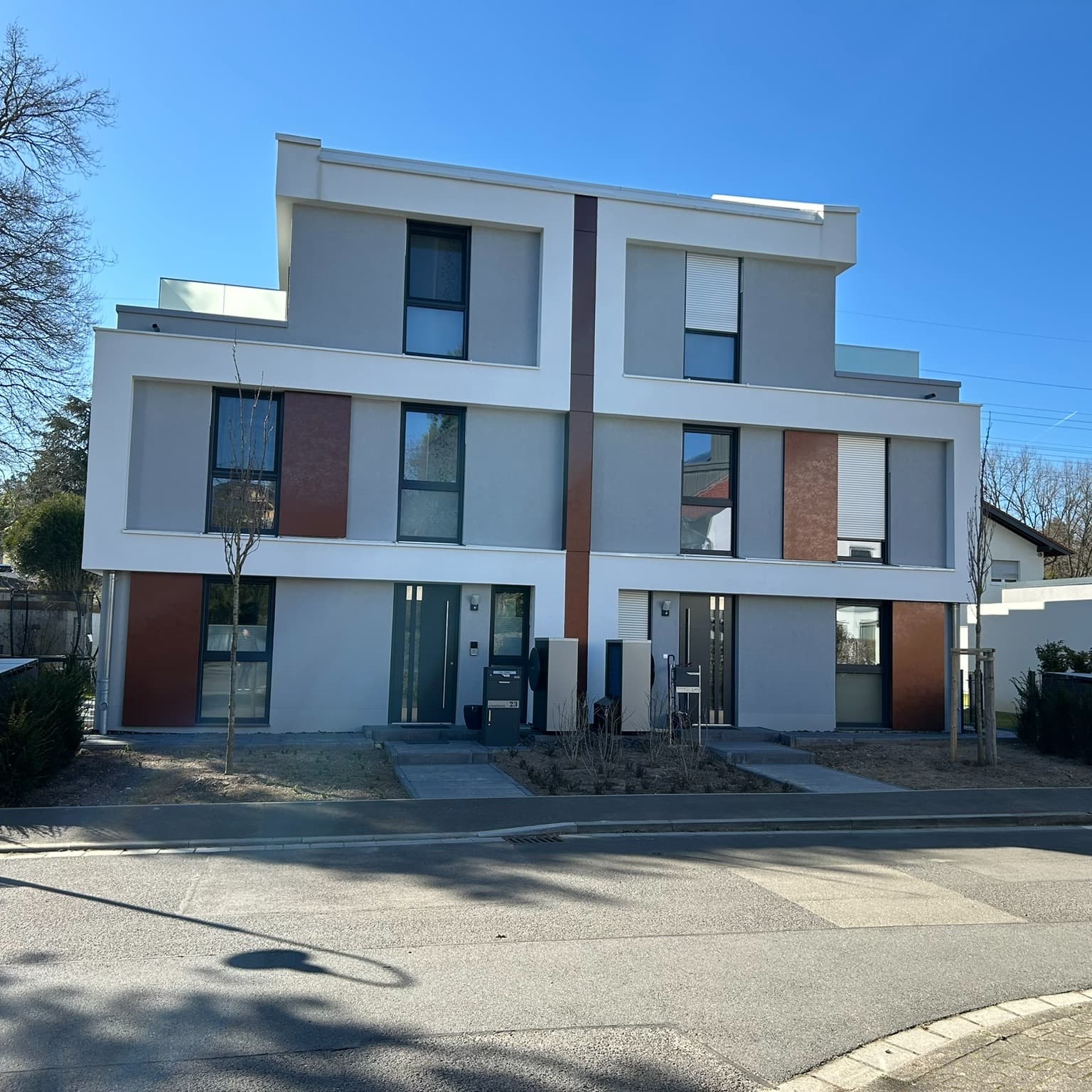 Neubau einer Doppelhaushälfte 
